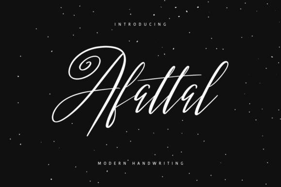Afattal: Timeless Handwritten Font