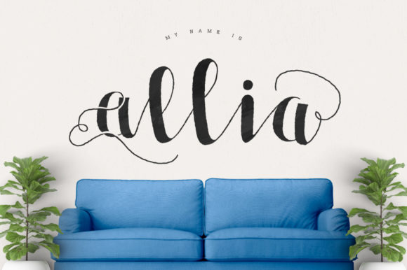 Allia: A Handwritten Font for Business Brilliance