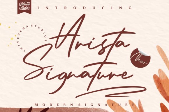 Arista Signature Font for Business