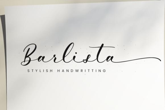 Barlista: A Delicate Script for Elegant Design