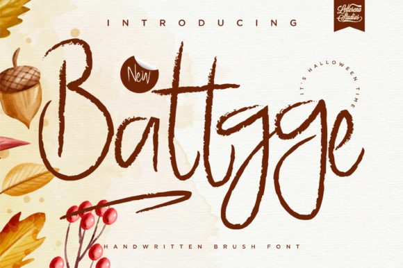 Battgge: A Handwritten Font for Business Branding