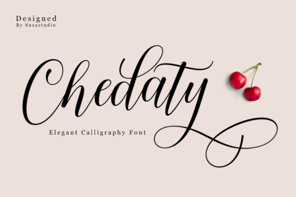 Chedaty Font: Elegant Script for Creative Projects