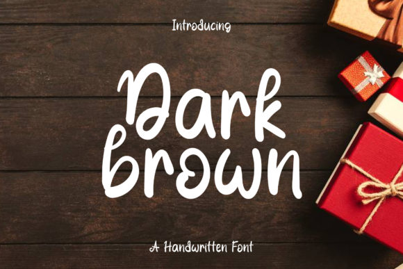 Dark Brown Font for Elegant Branding