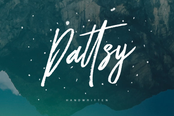 Dattsy: A Flowing Font for Creative Campaigns