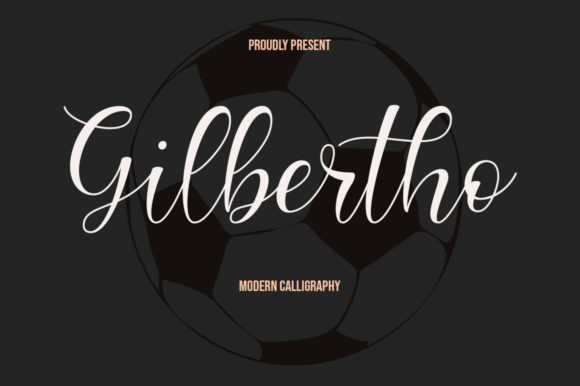 Gilbertho: A Flowing Handwritten Font