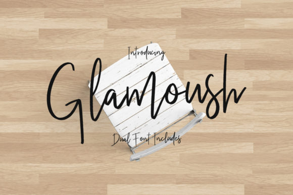 Glamoush: A Timeless Handwritten Font