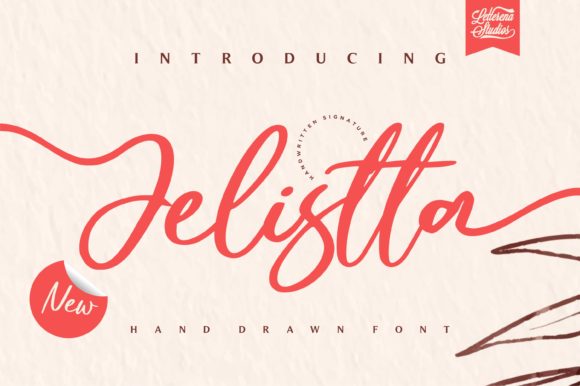Jelistta: A Handwritten Font for Creative Campaigns
