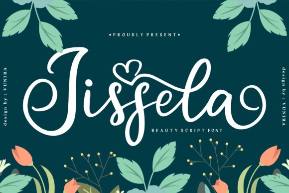 Jissela: A Flowing Script for Editorial Design