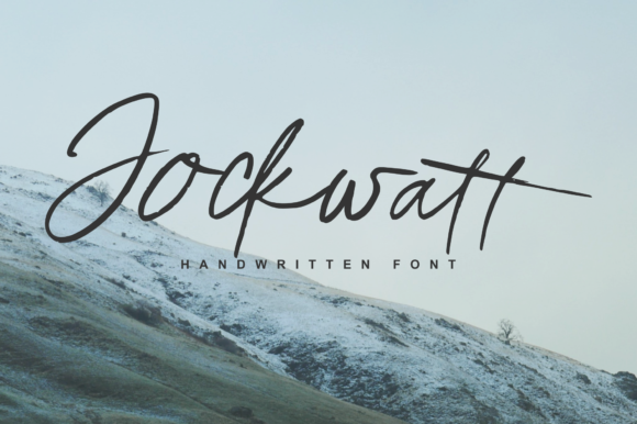 Jockwatt Font: Modern Script for Business