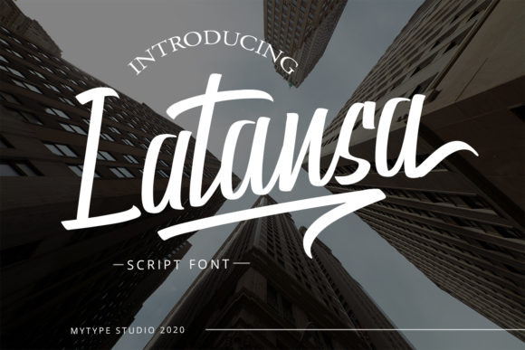 Latansa: A Bold Script Font for Creative Campaigns