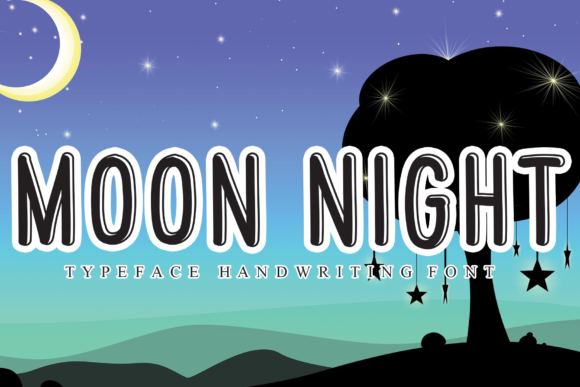 Moon Night Font: A Soft Touch for Design