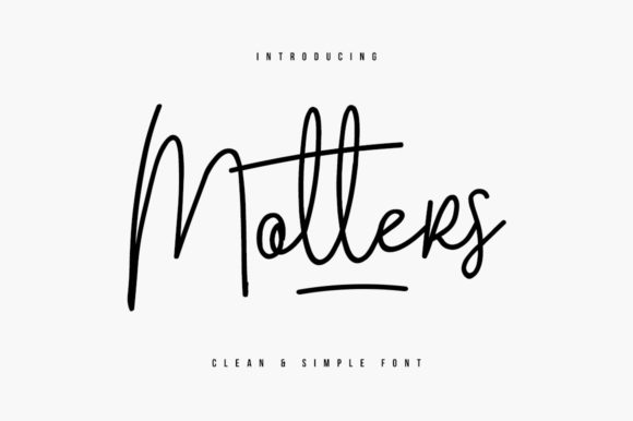 Motters: A Handwritten Font for Web Design