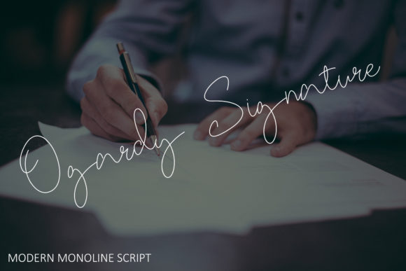 Ogardy Signature Font Review