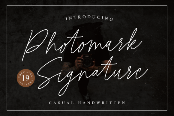 Photomark Signature Font for Business