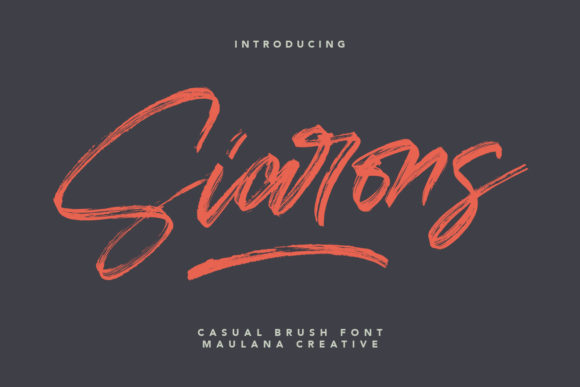 Siarons: A Handwritten Font for Business
