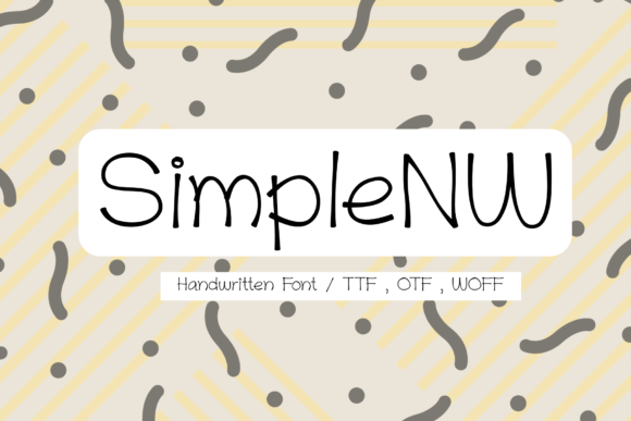 SimpleNW Font for Web Design