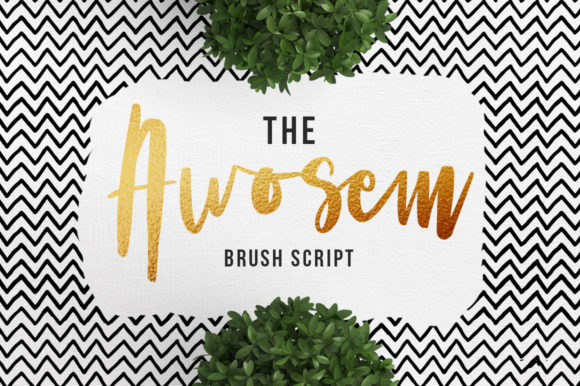 The Awosem: A Trendy Handwritten Font