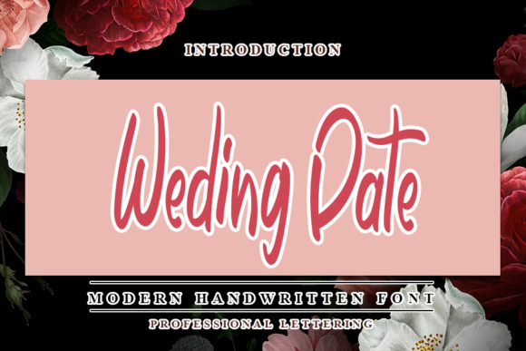 Wedding Date: A Script Font for Real Projects