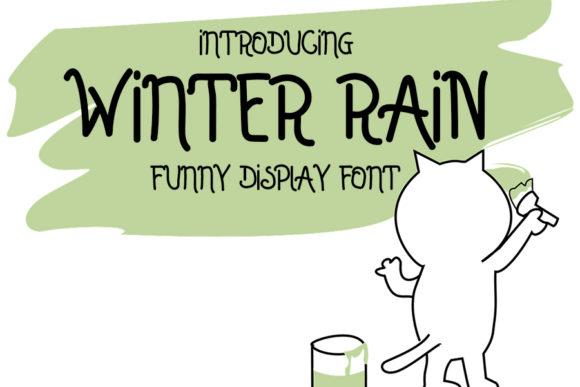 Winter Rain: A Friendly Font for Creative Projects